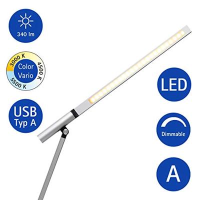 Maul MAULpirro 8202690 LED-bureaulamp met klemvoet LED Energielabel: E (A - G) Zwart