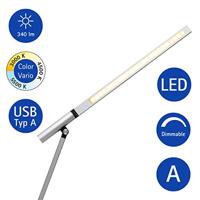 Maul MAULpirro 8202690 LED-bureaulamp met klemvoet LED Energielabel: E (A - G) Zwart - thumbnail