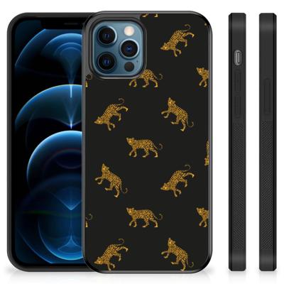 Back Cover voor iPhone 12 Pro | 12 (6.1") Leopards