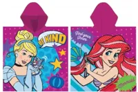 Disney Princess poncho - 55 x 110 cm - paars - thumbnail
