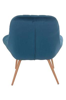 Artistiq Fauteuil 'Jurre' Velvet, kleur Blauw Artistiq Fauteuil 'Jurre' Velvet, kleur Blauw