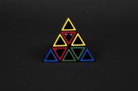 Recent Toys Hollow pyraminx breinbreker puzzel - thumbnail