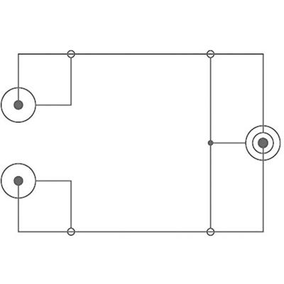 SpeaKa Professional SP-7869792 Cinch / Jackplug Audio Aansluitkabel [2x Cinch-stekker - 1x Jackplug male 3,5 mm] 10.00 m Zwart