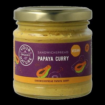 Sandwichspread papaya-curry bio 180 Gram
