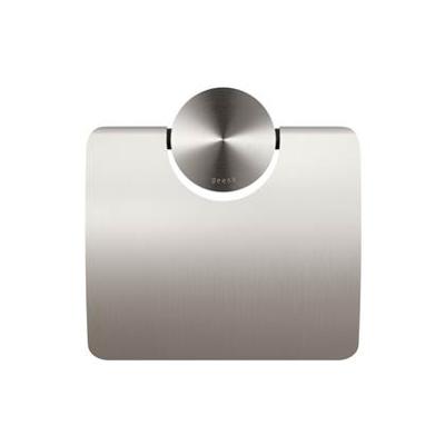 Toiletrolhouder met klep Geesa Opal RVS geborsteld Geesa