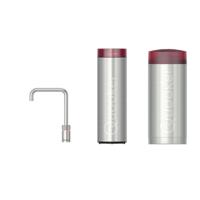 Quooker Nordic Square Kokendwaterkraan (Single Tap) Set - Kokend Water - RVS - met COMBI+ Reservoir & CUBE - Direct Gekoeld Bruisend Water - thumbnail
