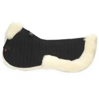 LeMieux ProLambskin zadelonderlegger zwart maat:m - thumbnail