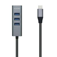 USB-HUB Aisens A109-0508 Grijs (1 Stuks) - thumbnail