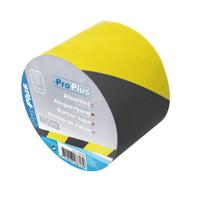 ProPlus afzetlint geel/zwart 100 meter - thumbnail