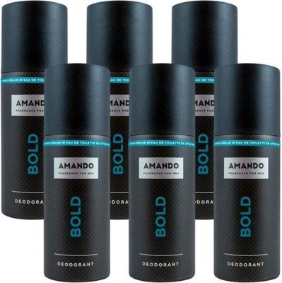 Amando Amando Deodorant Spray Bold Voordeelverpakking - 6x150 ml