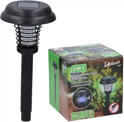 Anti-insectenlamp solar zwart Anti-insectenlamp solar zwart
