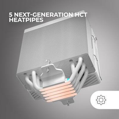 CPU-ventilator Mars Gaming MCPUX5ARGBW CPU-ventilator Mars Gaming MCPUX5ARGBW