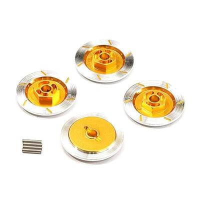 Fastrax Aluminium Disc Brake Hex (4pcs) - Gold