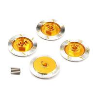 Fastrax Aluminium Disc Brake Hex (4pcs) - Gold - thumbnail