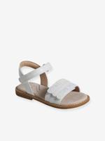 Kindersandalen met klittenband kleutercollectie wit - thumbnail