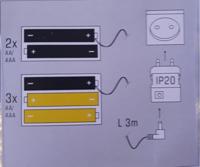 Batterijvervanger 2/3xAA en 2/3x AAA - thumbnail