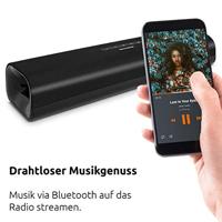 TechniSat AUDIOMASTER SL 450 - Soundbar met Bluethooth (30 watt, USB-aansluiting, HDMI, HDMI ARC, 2.0 kanaal, AUXin, audio-ingang optisch, afstandsbediening) zwart - thumbnail