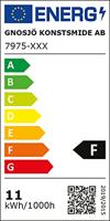 Konstsmide Cesena 7975-250 LED-buitenlamp (wand) Energielabel: F (A - G) LED 10 W Wit - thumbnail