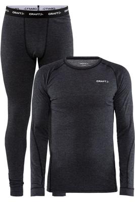 Craft 1909711 Core Wool Merino Set Men - Black Melange - L