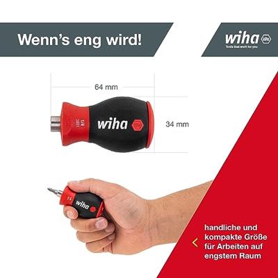 Wiha Schroevendraaier | met bitmagazijn | magnetisch 33741 - thumbnail