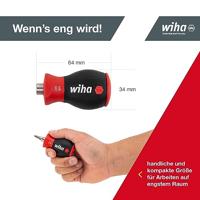 Wiha 33738 | Schroevendraaier met bitmagazijn | 1/4" | magnetisch | 6 bits - 33738 - thumbnail