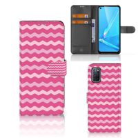 OPPO A72 | OPPO A52 | Telefoon Hoesje | Waves Pink - thumbnail