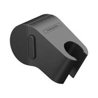 Handdouchehouder HansGrohe WallStoris Push Schuifstuk Mat Zwart - thumbnail