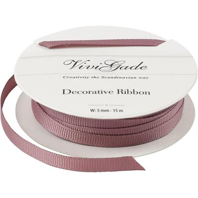 Creativ Company Decoratie lint, b: 6 mm, roze, 15 m/ 1 rol
