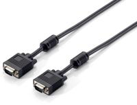 Equip 118814 SVGA kabel met ferriet, 10 m, zwart - thumbnail