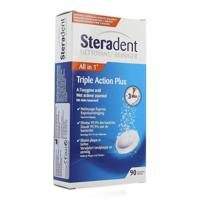Steradent Triple Action Plus Bruistabletten 90st - thumbnail