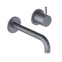 Hotbath Cobber afbouwdeel inbouw wastafelmengkraan met 18 cm uitloop verouderd ijzer CB005EXT18AI - thumbnail