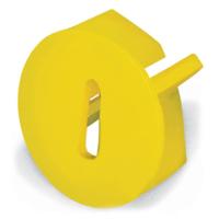 WAGO 283-400 Vingerbeschermingsafdekking Geel 100 stuk(s) - thumbnail