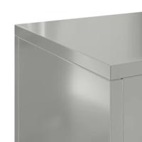 Plantenstandaard 2 pcs Zilver 24 x 24 x 55 cm - thumbnail