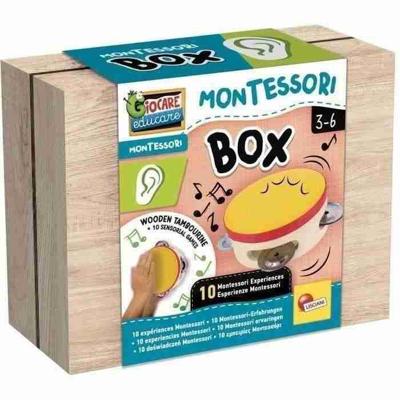 Houten tamboerijn - LISCIANI - Speel en scherp je gehoor