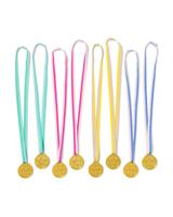 HEMA Uitdeel medailles 3.5cm ster - 8 stuks (multicolor) - thumbnail