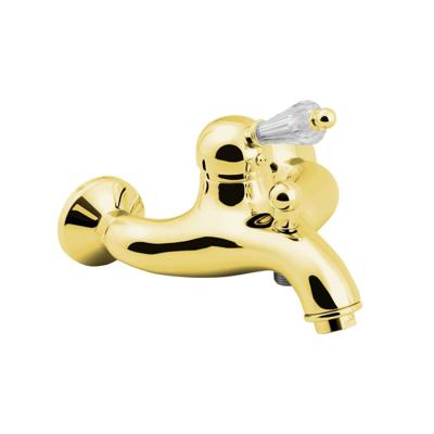 Opbouw Badkraan Sapho Kirké Mengkraan Retro Kristal 1-hendel 11.5 cm Goud Opbouw Badkraan Sapho Kirké Mengkraan Retro Kristal 1-hendel 11.5 cm Goud