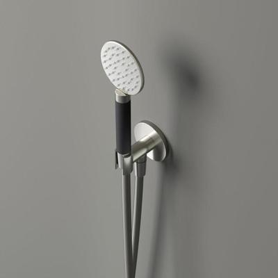 Handdouche Hotbath Cobber Met Doucheslang En Wanduitlaat Mat Wit