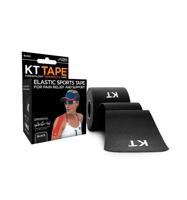 KT Tape Elastic Sports Tape Strips Zwart - thumbnail