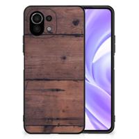 Xiaomi 11 Lite 5G NE | Mi 11 Lite Houten Print Telefoonhoesje Old Wood - thumbnail
