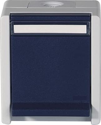 Stopcontact enkel waterdicht IP55 met klep