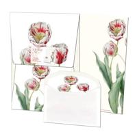 Briefpapier met Enveloppen - Tulipa 'Teyler', Anita Walsmit Sachs - thumbnail