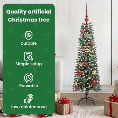 Kunstkerstboom met 150 LED Groen 120 cm PVC en Plastic en Staal
