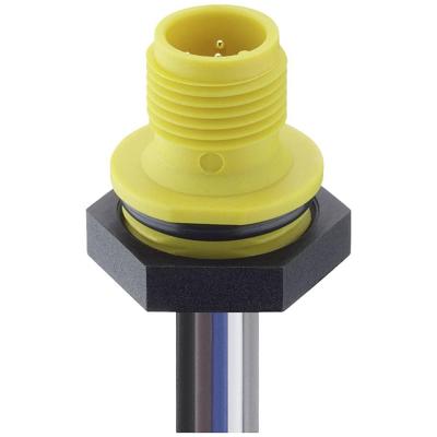 Lutronic 1230 04 T16CW102 0,5m Sensor/actuator inbouwconnector M12 Aantal polen (sensoren): 4 Stekker, inbouw 1 stuk(s)