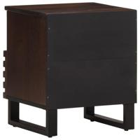 Nachtkastje 40x34x46 cm massief mangohout - thumbnail