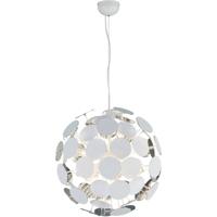 LED Hanglamp - Trion Discon - E14 Fitting - 6-lichts - Rond - Mat Wit Aluminium - thumbnail