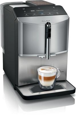 Siemens TF305E04 EQ300 Volautomatische Koffiemachine - Metallic Diamant Titanium - RVS