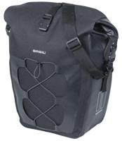 Enkele tas Basil Navigator Waterproof L MIK 25-31L 14 x 26 x 42 cm - zwart - thumbnail