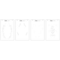 Sizzix • layered stencils a6 merry & bright 4pcs - thumbnail