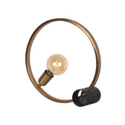 LABEL51 Tafellamp Ring - Antiek goud - Metaal