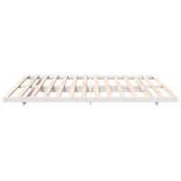Bedframe Wit 180 x 210 cm Massief grenenhout - thumbnail